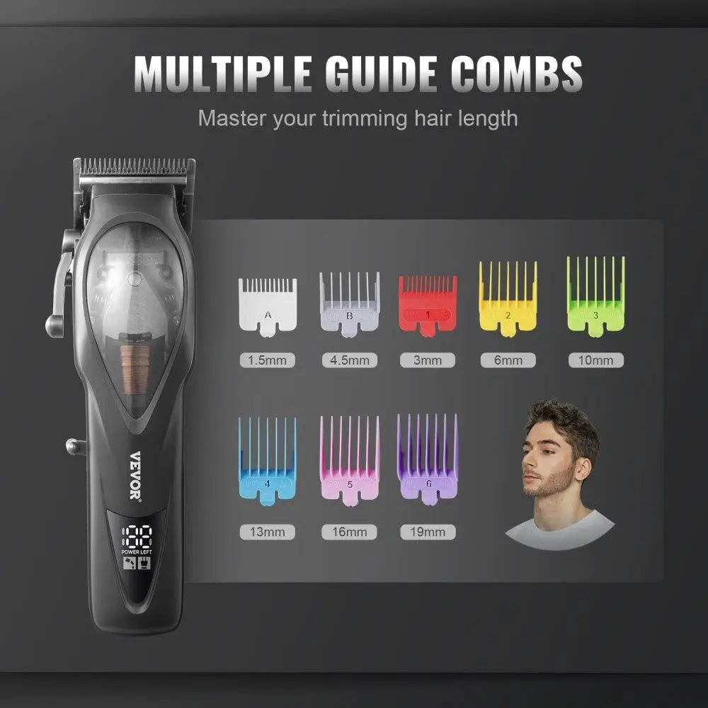 Professional Men's Barber Hair Clipper 10000RPM DLC Fade Blade