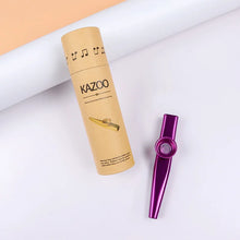 Load image into Gallery viewer, Lightweight Kazoo Aluminum Alloy Metal Fun Instrument Easy To Use for Music Lovers Professional Music Instrument Clarinete
