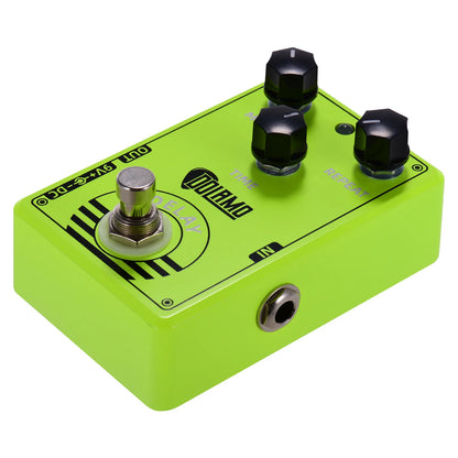 Dolamo D-14 Delay Guitar Effect Pedal Delay Pedal with Mix Repeat and Time Controls True Bypass Design for Electric Guitar