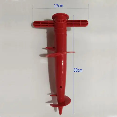 1pc Umbrella Base For Sun Beach Patio Sand Ground 31*17 Cm Plastic Outdoor Furniture Yard Garden Outdoor Living Accessories