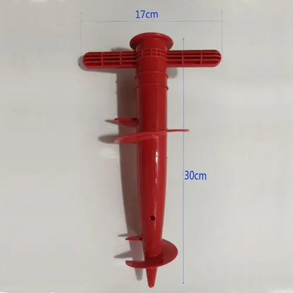 1pc Umbrella Base For Sun Beach Patio Sand Ground 31*17 Cm Plastic Outdoor Furniture Yard Garden Outdoor Living Accessories