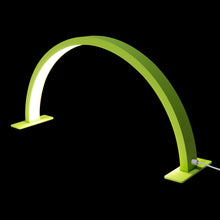 Load image into Gallery viewer, LED Half Moon Light Adjust Brightness 3000K‑6000 Half Moon Desk Lamp for Nail Art, Facial Spa, Skincare, Lash Extensions
