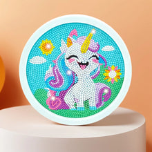 Load image into Gallery viewer, Cartoon Diamond Painting Kits Animals with Wooden Frame Kits for Kids DIY handmade Dinosaur Creative Point Diamond Paint
