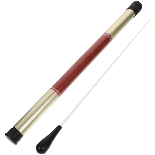 Conducting Baton Orchestra Conductor Baton Musical Concert Baton Instrument Accessory With Storage Cylinder Music Baton Stage