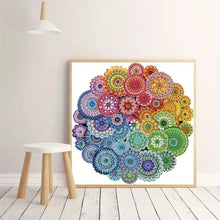 Load image into Gallery viewer, 1pc DIY Special Shape Diamond Painting Mandala for Wall without Frame Diamond Art Kits for Beginners For Holiday Party Gifts
