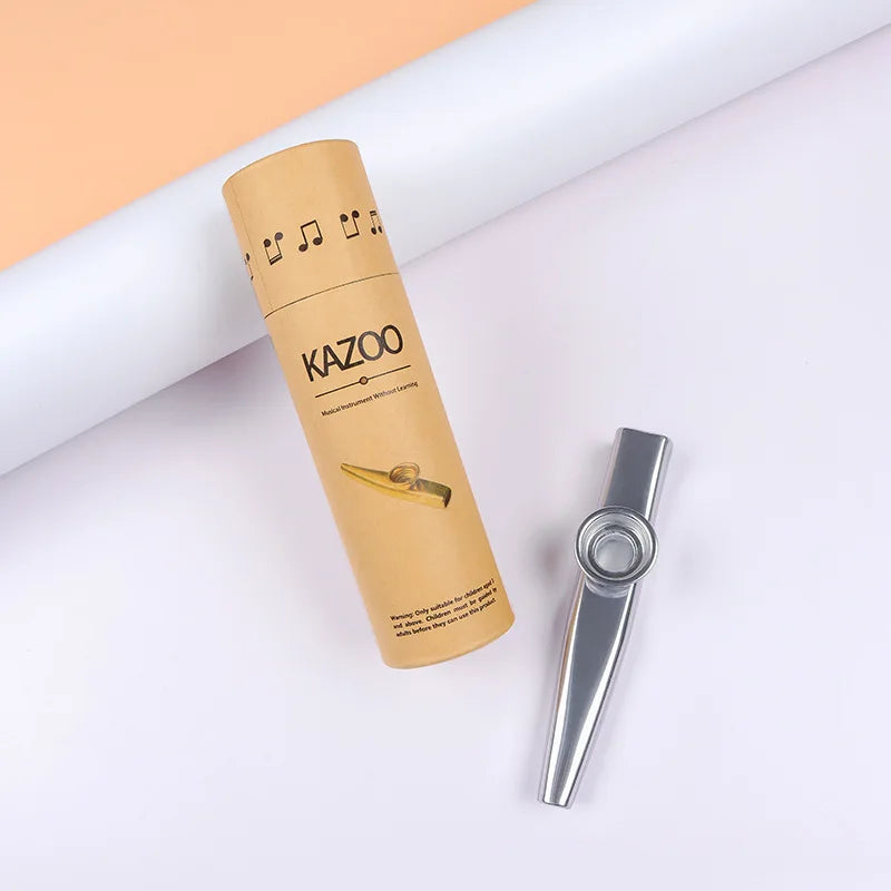 Lightweight Kazoo Aluminum Alloy Metal Fun Instrument Easy To Use for Music Lovers Professional Music Instrument Clarinete
