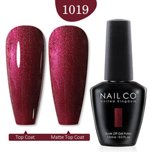 Load image into Gallery viewer, NAILCO 15ml Transparent Nude Color Series Jelly Gel Nail Polish Pink Red Nails Art Manicure Gel Varnishes Gellack Design Lacquer
