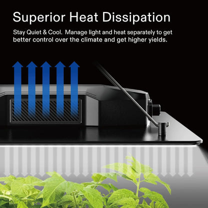 GIY 4x2 Grow Tent Complete System 4x2 ft. Grow Tent Kit Complete with 4 Inch Inline Fan Package VS2000 LED Grow Light