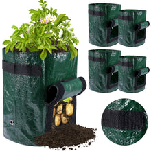 Load image into Gallery viewer, Potatoes Grow Bags 3/5/10 Gallon Gardening Plant Growing Bags for Potato Tomato Carrot &amp; Other Vegetable Planter Container
