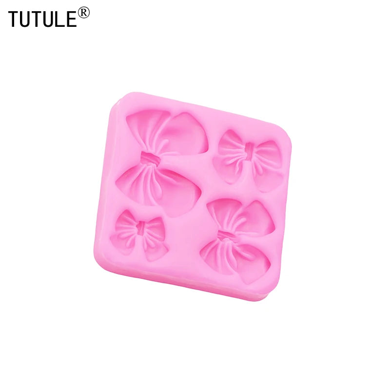 Butterfly knot flip candy chocolate silicone mold diy Large Small Butterfly cake decorating accessories clay drip silicone molds