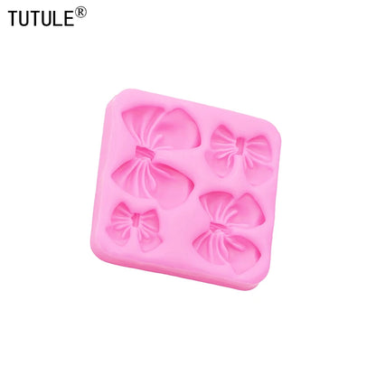Butterfly knot flip candy chocolate silicone mold diy Large Small Butterfly cake decorating accessories clay drip silicone molds