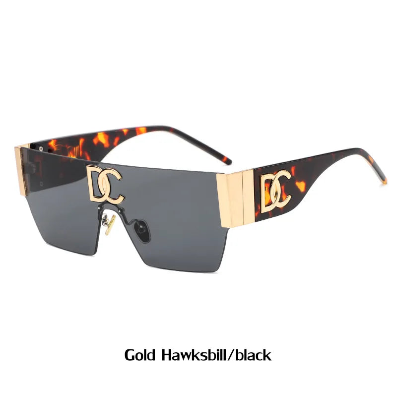 Fashion sunglasses for women, outdoor cycling glasses, sunscreen, windproof, frameless sunglasses for men, UV resistant