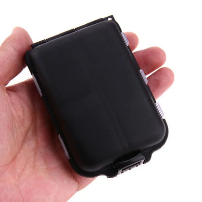 FLYSAND 10 Compartments Fishing Box Mini Storage Box Fishing Tackle Box Fishing Bait Spoon Hook Bait Box Gadget Box Pesca