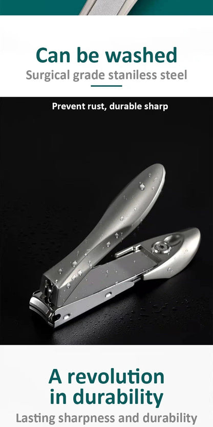 Nail Clippers Stainless Steel Anti Splash Fingernail Cutter Manicure Tools Bionics Design Nail Trimmer Pedicure Scissor
