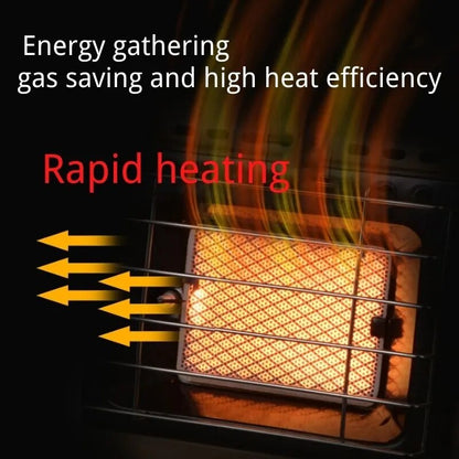 Portable Outdoor Gas Heater Camping Fishing Fish House Warmer Butane Propane Double Burner Heating Stove Infrared Gas Heater