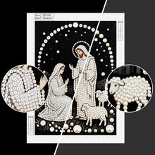 Load image into Gallery viewer, DIY Pearl Diamond Painting kits for Adults Beginners,Religious themes Sparkling Art Painting Craft Home Wall Decor handmade Gift
