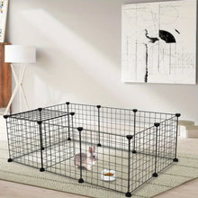 Load image into Gallery viewer, Portable Pet Playpen Puppy Dog Fences Gate Home Indoor Outdoor Fence Exercise
