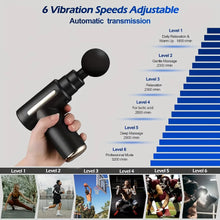 Load image into Gallery viewer, Mini Massage Gun Deep Tissue Percussion Neck Back Body Massager LED Touch Screen Portable Fascia Gun Muscle Relaxation
