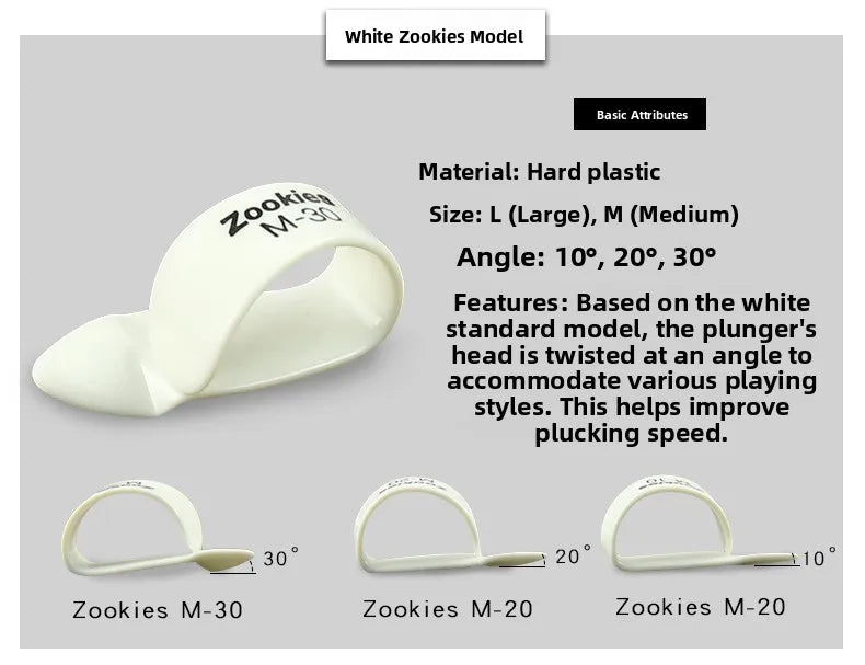 Dunlop Guitar Thumb Pi Middle Finger Thumb Ring L M S Finger Pi Guitar Accories Music Instrument Supplies