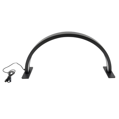 LED Half Moon Light Adjust Brightness 3000K‑6000 Half Moon Desk Lamp for Nail Art, Facial Spa, Skincare, Lash Extensions