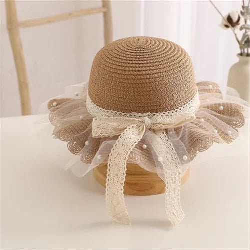 Children Sunscreen Sun Hat Kids Girls Summer Fashion Straw Hat And Bag For Girls Cool Hat Girl Cute Breathable Baby Accessories