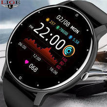 Load image into Gallery viewer, LIGE 2024 Smart watch Ladies Full touch Screen Sports Fitness watch IP67 waterproof Bluetooth For Android iOS Smart watch Female
