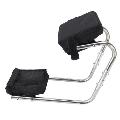 Garden Kneeler Seat Labor Saving Comfortable Garden Kneeling Seat Versatile Stainless Steel High Load Bearing for Farming