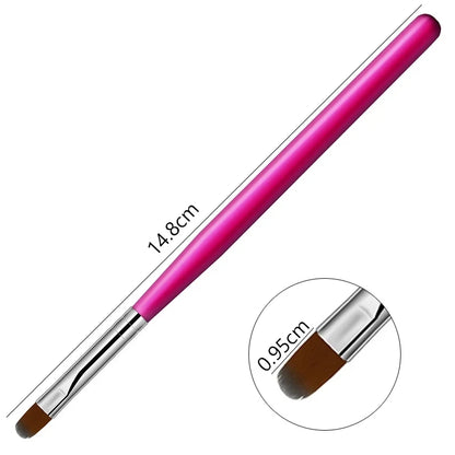 Nails Art Brush Pattern Phototherapy Acrylic UV Gel Extension Builder Coating Painting Pen DIY Manicure Accessories Tools