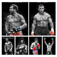 Load image into Gallery viewer, D Full Diamond Painting Kit  Mike Tyson  Rocky Balboa Boxing Mosaic Rhinestone Cross Stitch Tableau  Wall Decor for Home
