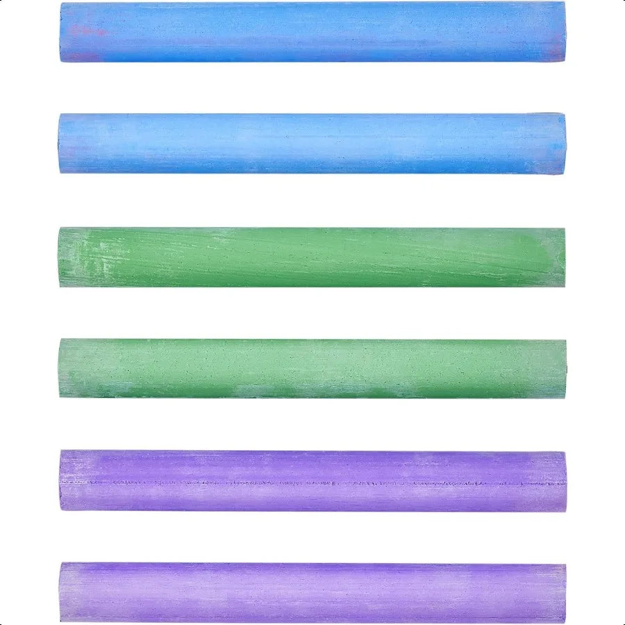 Board Chalk Assorted Colors 12 Count