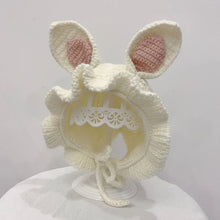 Load image into Gallery viewer, Baby Hats For Girls Winter Knitted Warm Infant Baby Girl Hat 3M-4Years Kids Girls Cap Ear Protection Hats Soft Newborn Bonnet
