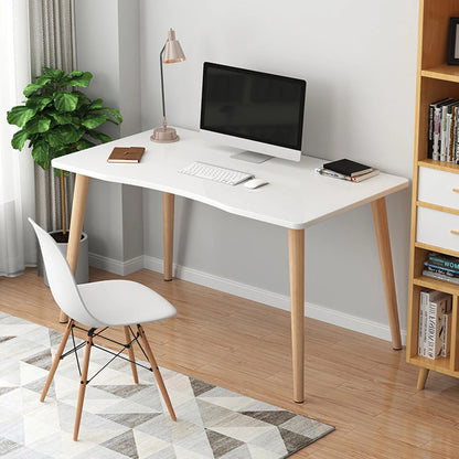 Stand Up Desk Workstation Whole-Piece Desktop Ergonomic Standing Computer Desk Home Office Study Desk Wood Spacious For Student