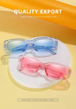 Load image into Gallery viewer, New Small Sunglasses Women Men Trendy Vintage Brand Designer Hip Hop Square Green Sun Glasses Female Eyewear UV400
