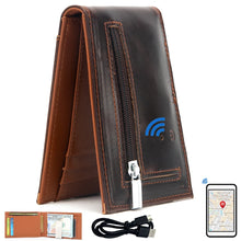 Load image into Gallery viewer, Wallet GPS Card Holder Wallet for Men Smart Card Holder  Wallet for Men With Tracking Device  FindMy for Android, Best Men  Gift
