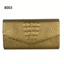Load image into Gallery viewer, Women&#39;s stylish clutch bag Large capacity crocodile print crossbody shoulder bag
