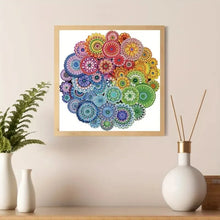 Load image into Gallery viewer, 1pc DIY Special Shape Diamond Painting Mandala for Wall without Frame Diamond Art Kits for Beginners For Holiday Party Gifts
