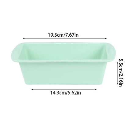 1Pc Mini Toast Silicone Mold Rectangular Cake Pan Cheese Cake Mold Bake Mold Bread Baking Tray