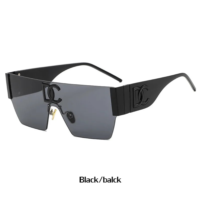 Fashion sunglasses for women, outdoor cycling glasses, sunscreen, windproof, frameless sunglasses for men, UV resistant