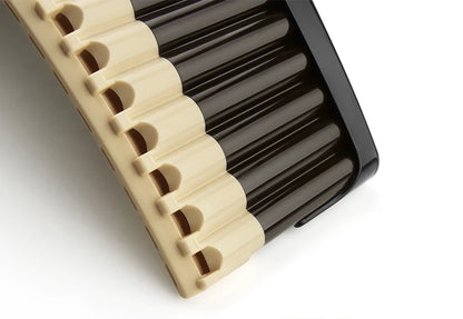 Professional ABS Panflute, Musical Instrument Panpipe, Transverse Pan Fluta Music Wind Musicales, Diatonic Scale, 26 C Key Pipes