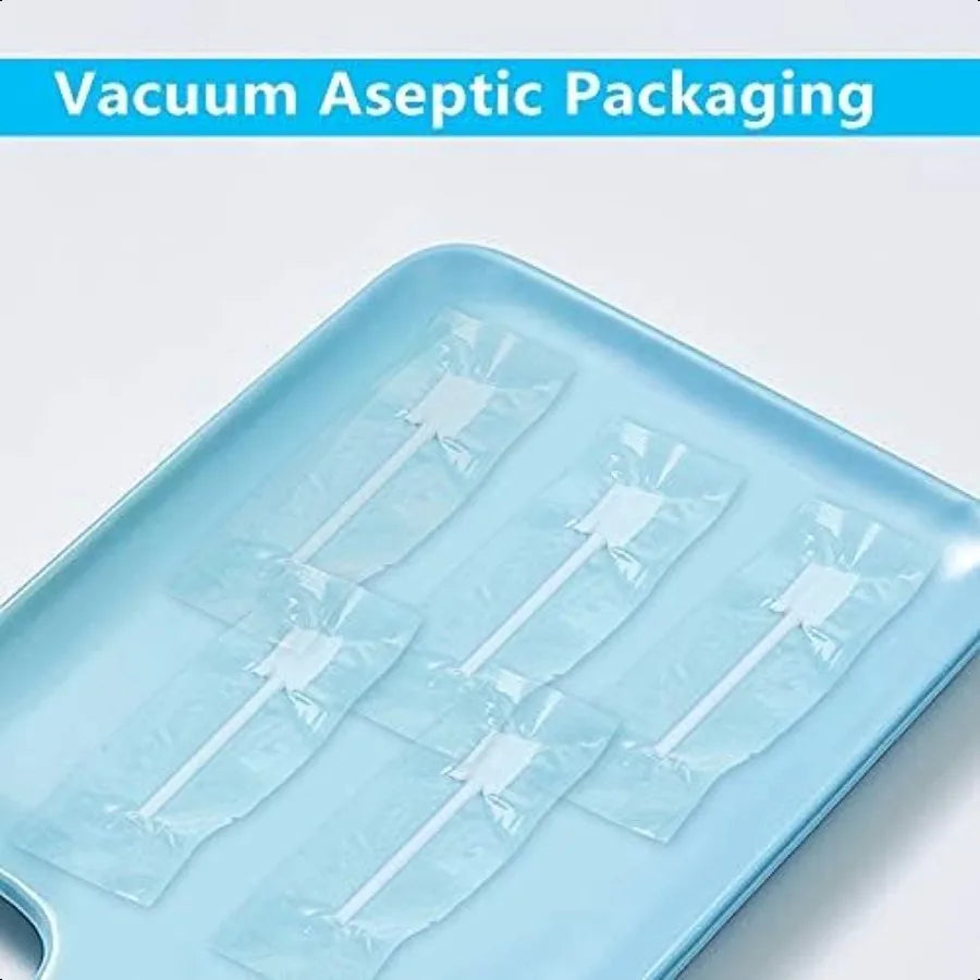 [100Pack] Baby Toothbrush Newborn Baby Tongue Cleaner Toothbrush Clean Baby Gums Disposable Tongue Cleaner Soft Gauze Toothbrus