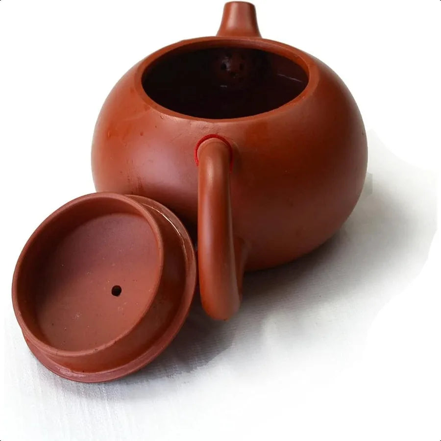 Teapot Chinese Gongfu cha Xishi Pot 7oz 210cc Purple clay ceramics Zini for Loose Tea Red brown