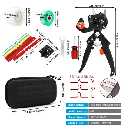Garden Grafting Tools Set Professional Branch Cutter Secateur Pruning Plant Shears Boxes Fruit Tree Grafting Scissor Pruner Tool