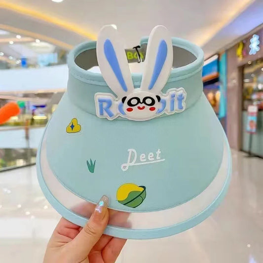 Kids Sun Hats Children Outdoor Summer Visors Cute Rabbit Wings Bunny Hat Summer Hat For Kids Boys Girls Hats