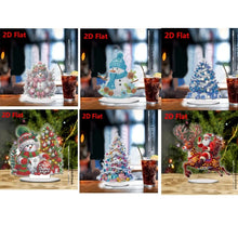 Load image into Gallery viewer, 1pc DIY Diamond Painting Christmas Table Decoration for Adults Acrylic Diamond Art Desk Ornament for for Bedroom, Living Room

