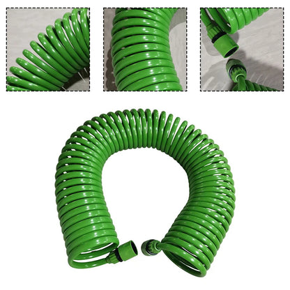 7.5/20m Home Garden Watering Hose Garden Hose Courtyard Water Hose Pipe For Household Flower Plant Outdoor Watering Device Green