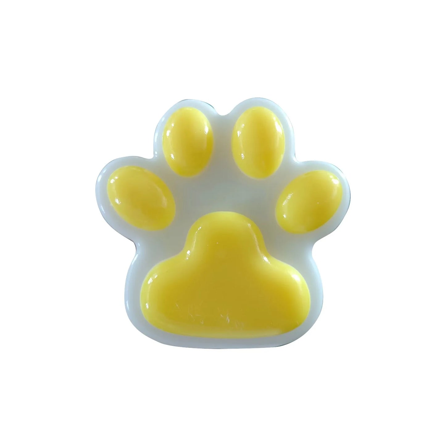 Jelly Glitter Cat Paw Stress Relief Decompression Toy Slow Rebound Pinch New Fidget Toy For Kids Adult Christmas Gifts