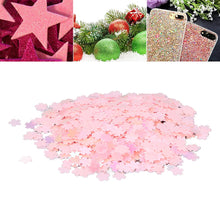 Load image into Gallery viewer, Nail Art Glitter Flakes Cherry Shape Sparkling Manicure Decoration Sequins for Nail Shop Pink 50g
