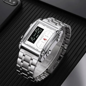Wrist Watches For Men Top Brand Luxury Golden Men Watches Gold Big Male Wristwatch Man Square Golden Dial Relogio Masculino