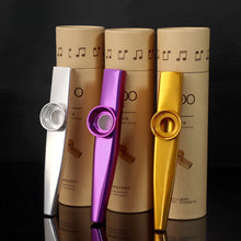 Load image into Gallery viewer, Lightweight Kazoo Aluminum Alloy Metal Fun Instrument Easy To Use for Music Lovers Professional Music Instrument Clarinete
