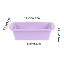 Load image into Gallery viewer, 1Pc Mini Toast Silicone Mold Rectangular Cake Pan Cheese Cake Mold Bake Mold Bread Baking Tray
